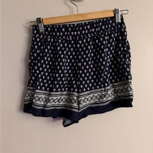 Garage Clothing boho/printed viscose shorts in XS